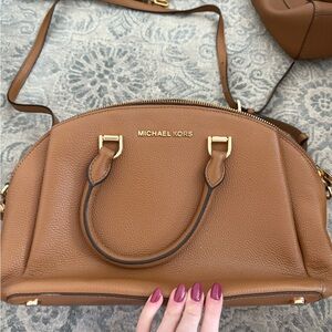 Michael Kors Brown Leather Bag